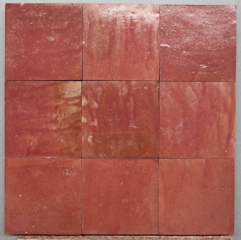 Zellige vieux rose Provence Matériaux Anciens