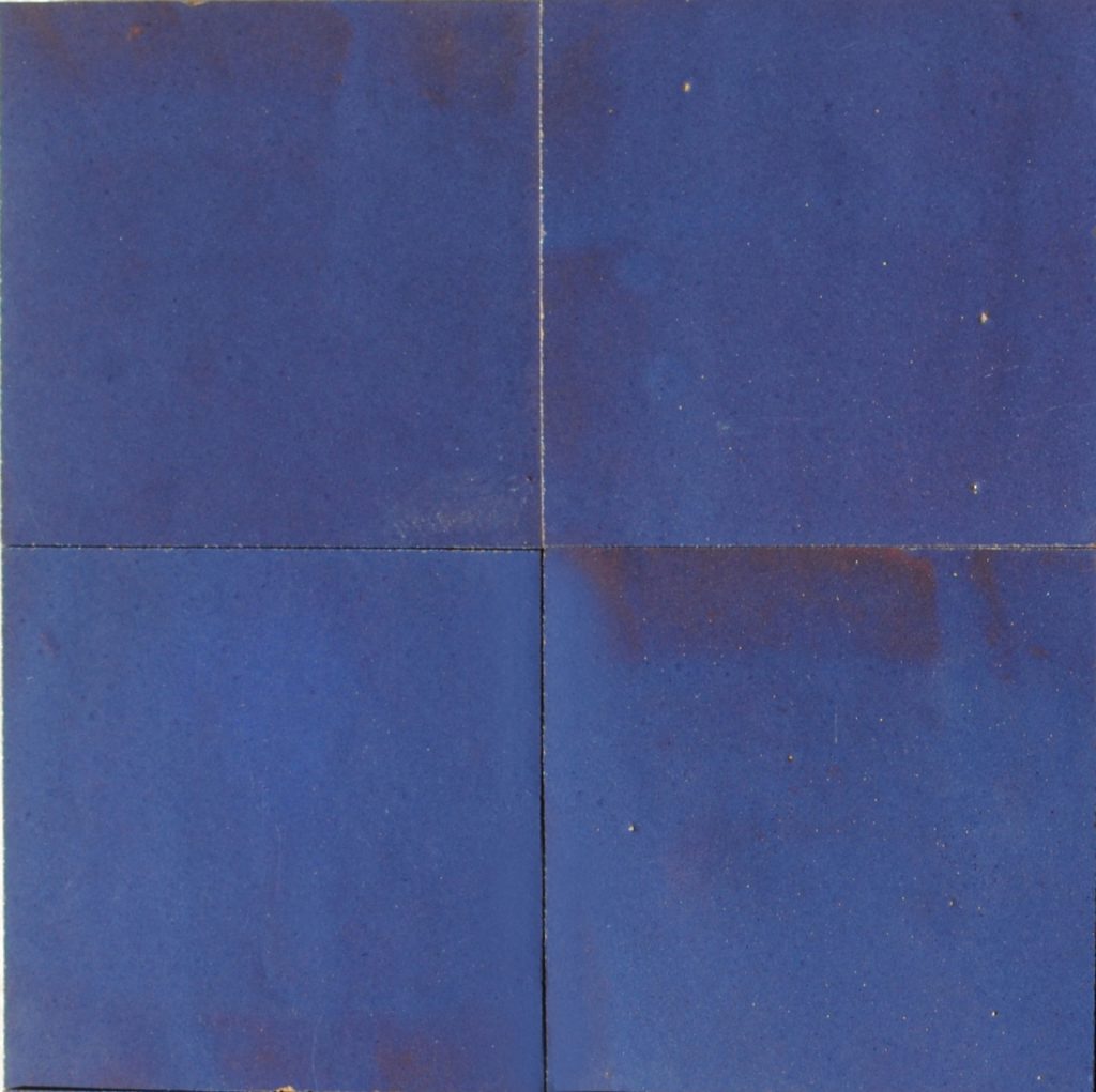 Zellige indigo Provence Matériaux Anciens