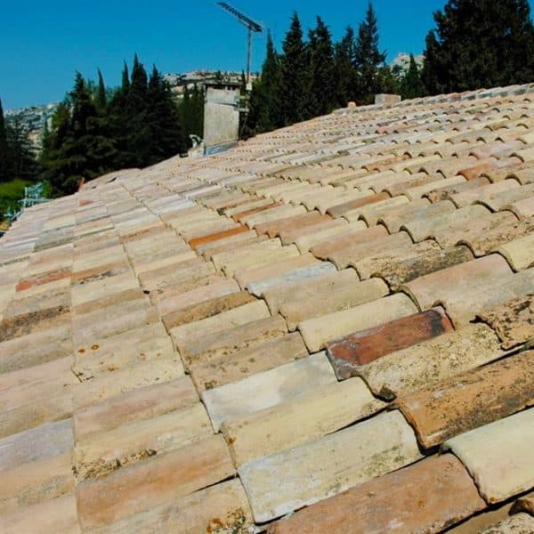 old Provencal canal tiles