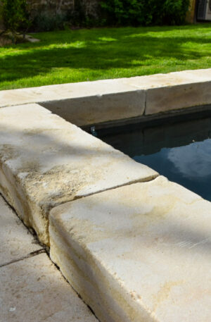 Margelles de piscine style bassin