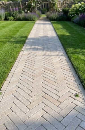 Briquette en chevrons