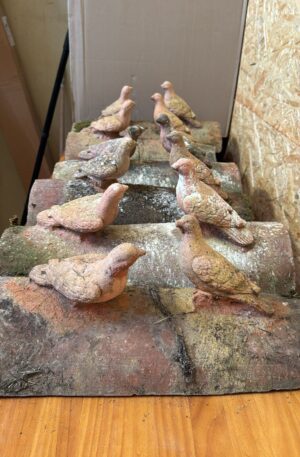 Tuile décorative oiseau